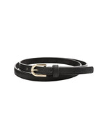 YAYA THE BRAND ROUNDED BUCKLE FINE BELT