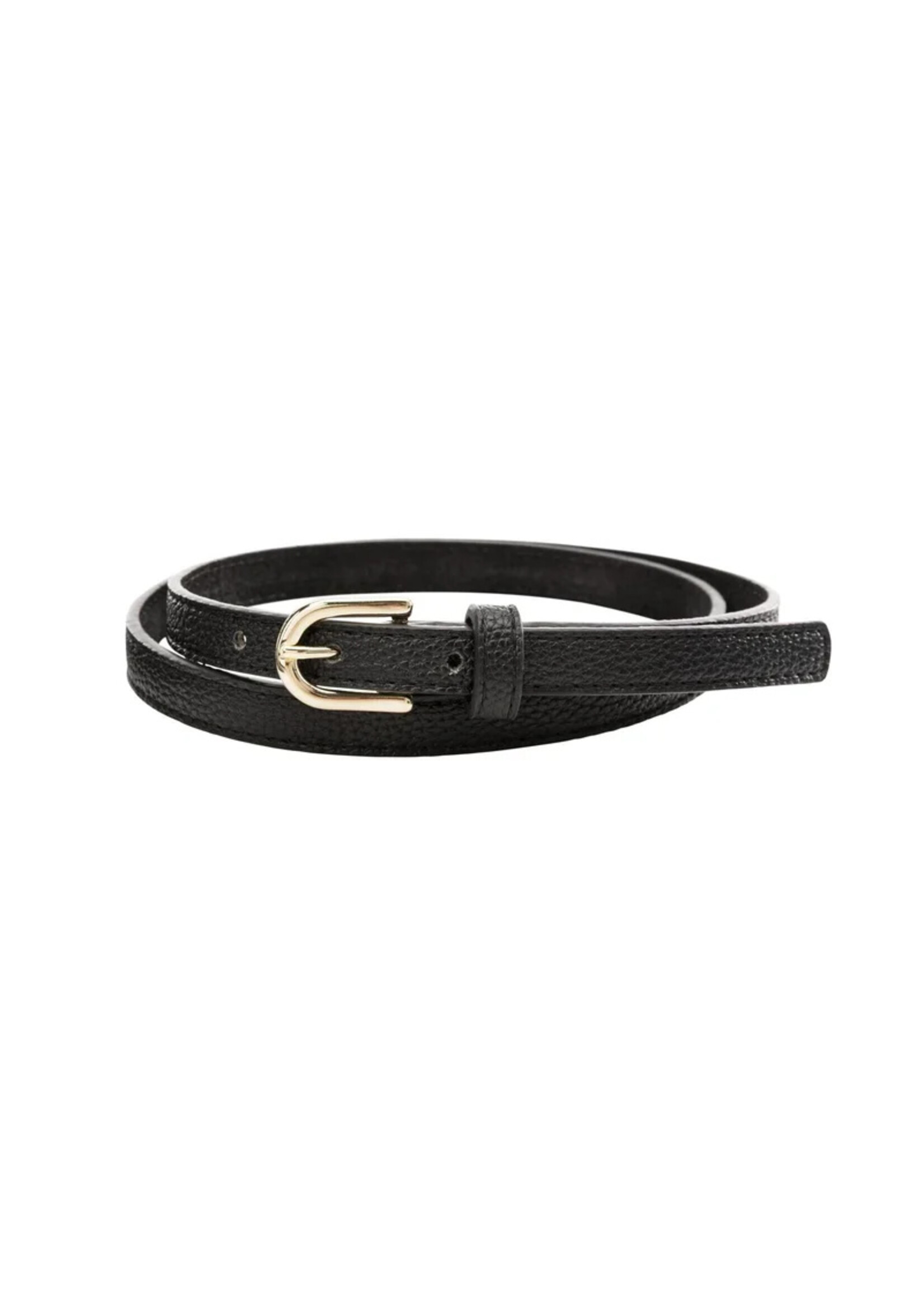 YAYA THE BRAND ROUNDED BUCKLE FINE BELT