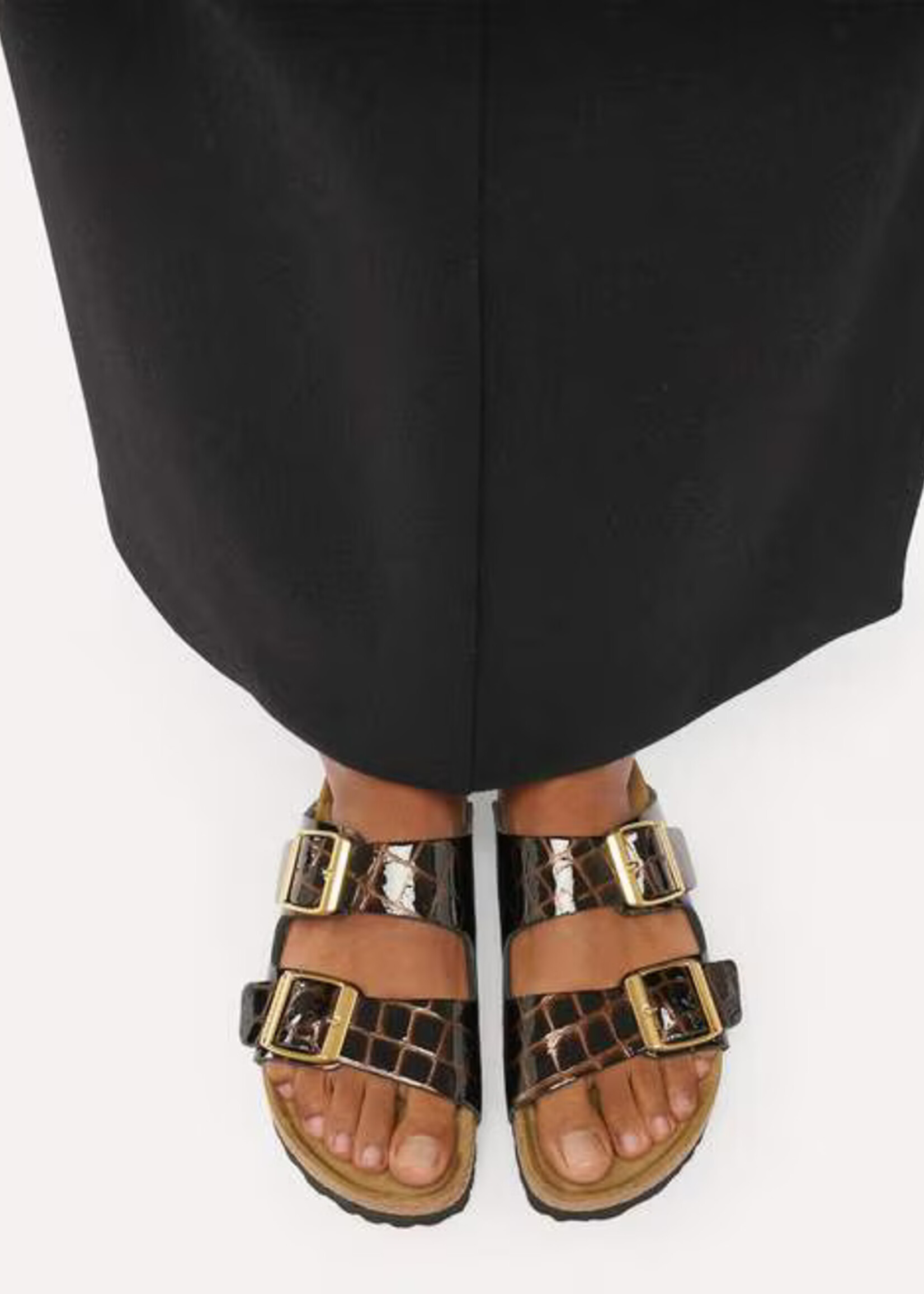 BIRKENSTOCK ARIZONA LEATHER EMBOSS ANIMAL R