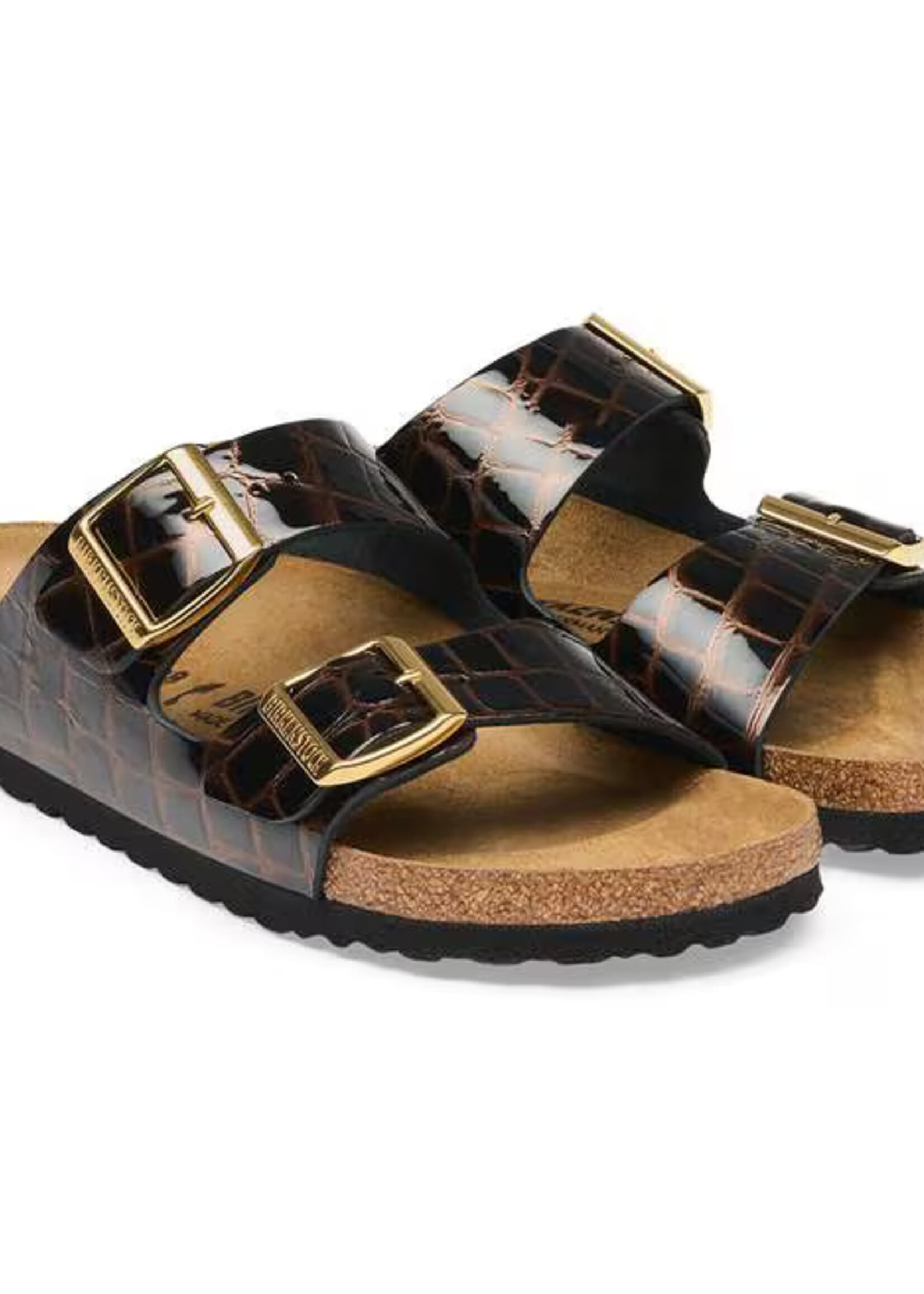 BIRKENSTOCK ARIZONA LEATHER EMBOSS ANIMAL R