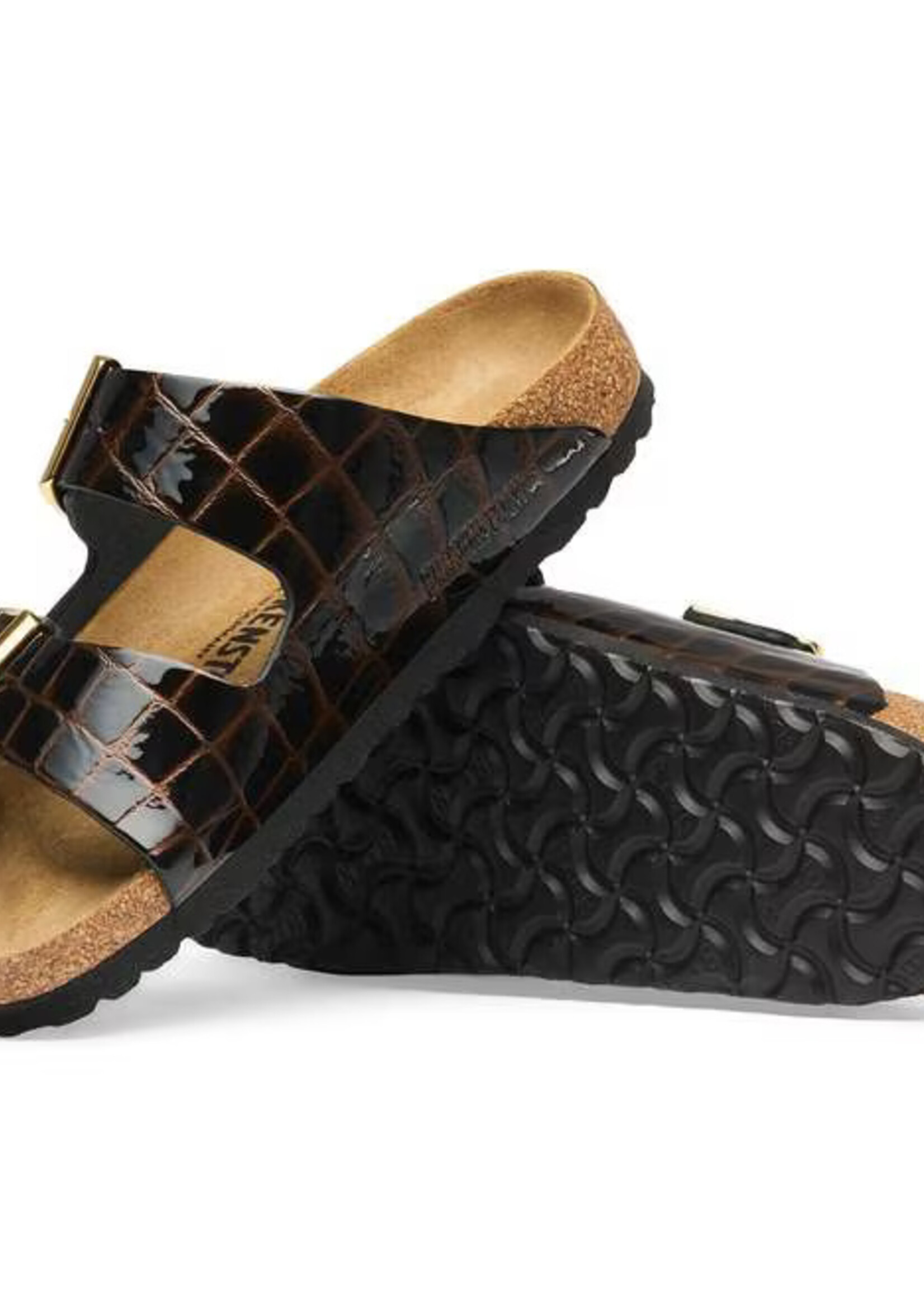 BIRKENSTOCK ARIZONA LEATHER EMBOSS ANIMAL R