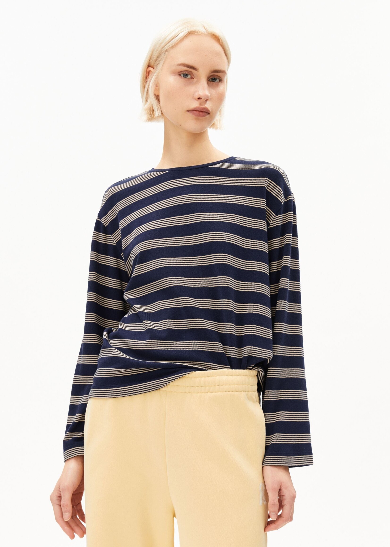 ARMEDANGELS MARYNAA FINE STRIPE LS