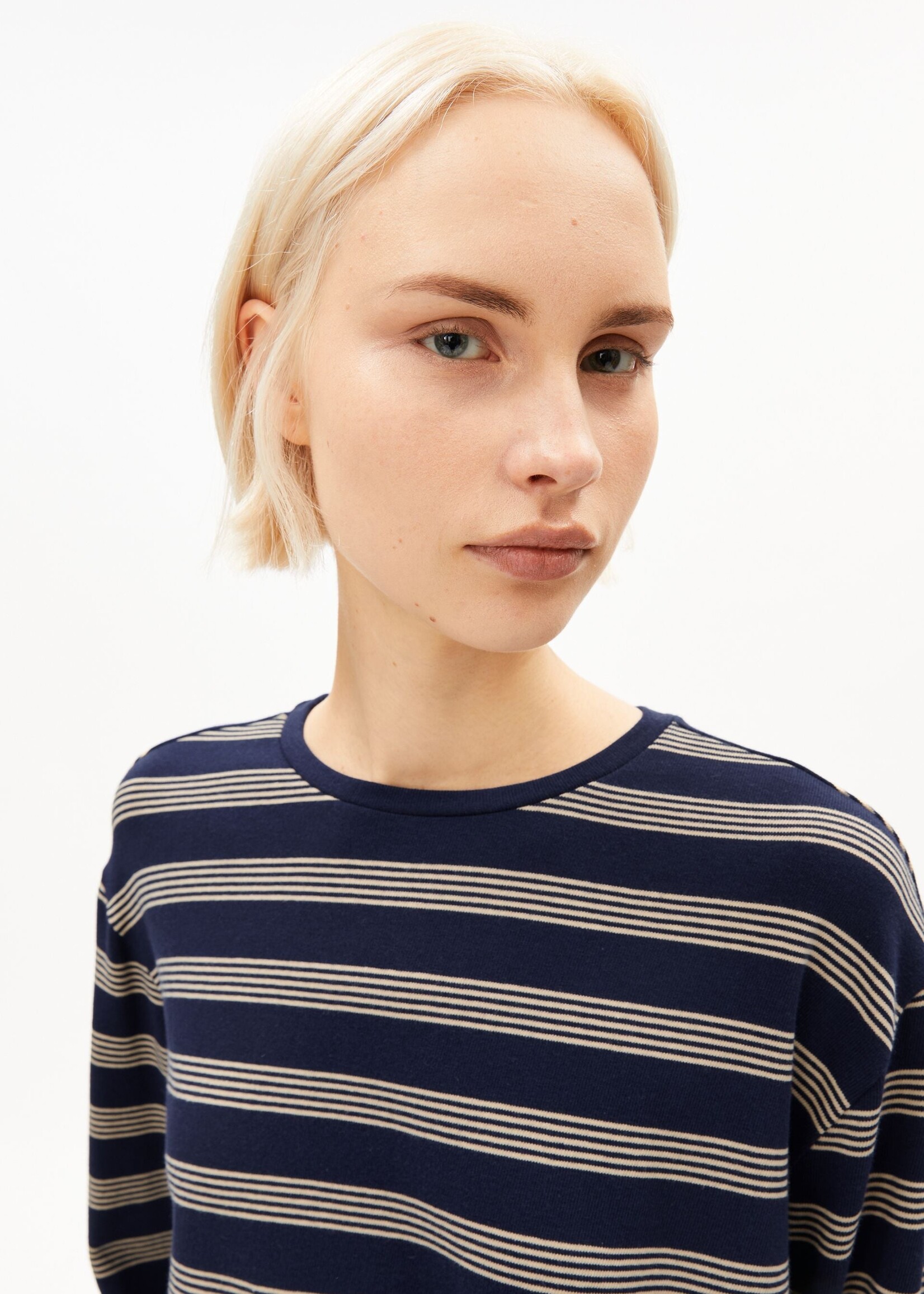 ARMEDANGELS MARYNAA FINE STRIPE LS