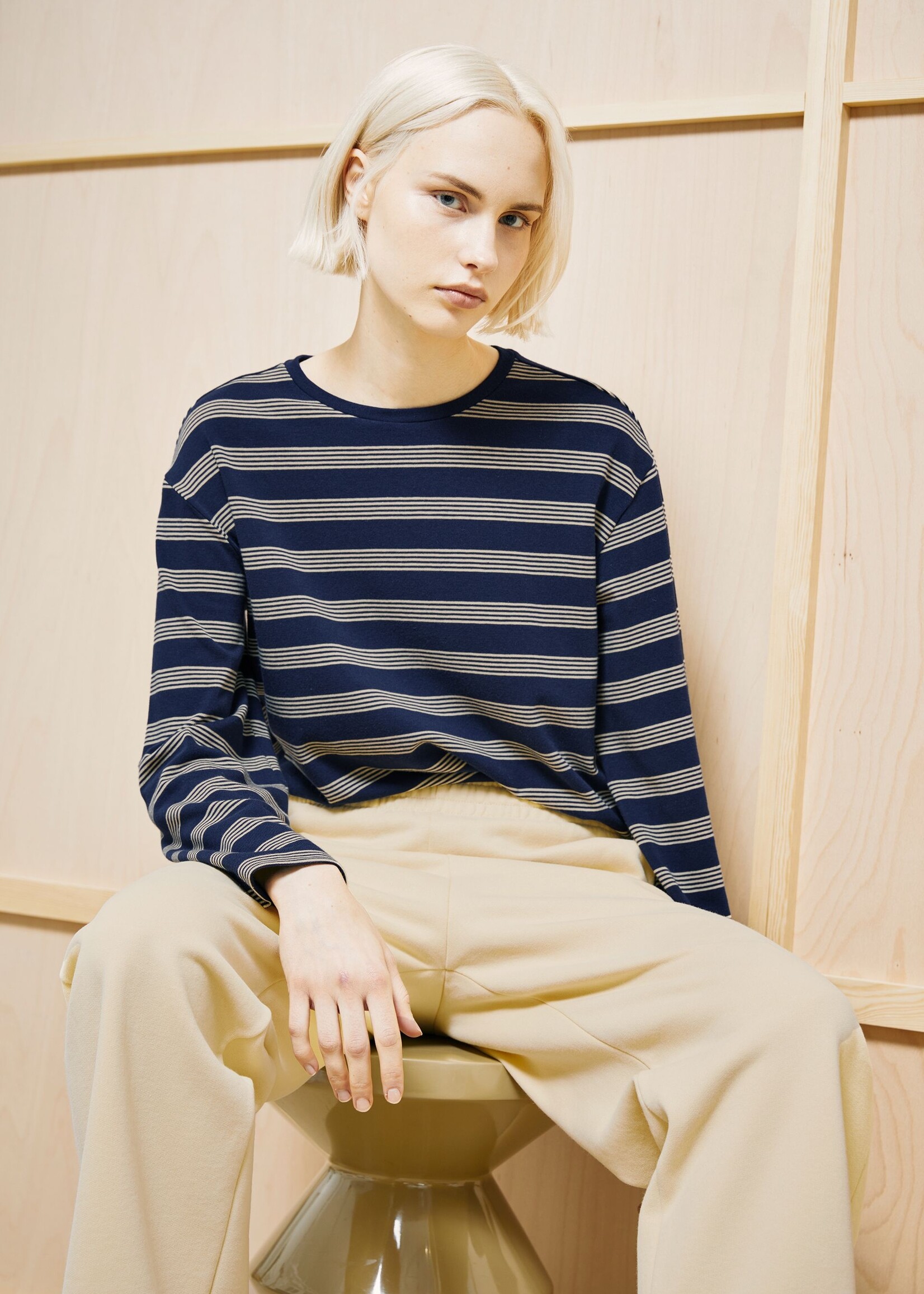 ARMEDANGELS MARYNAA FINE STRIPE LS