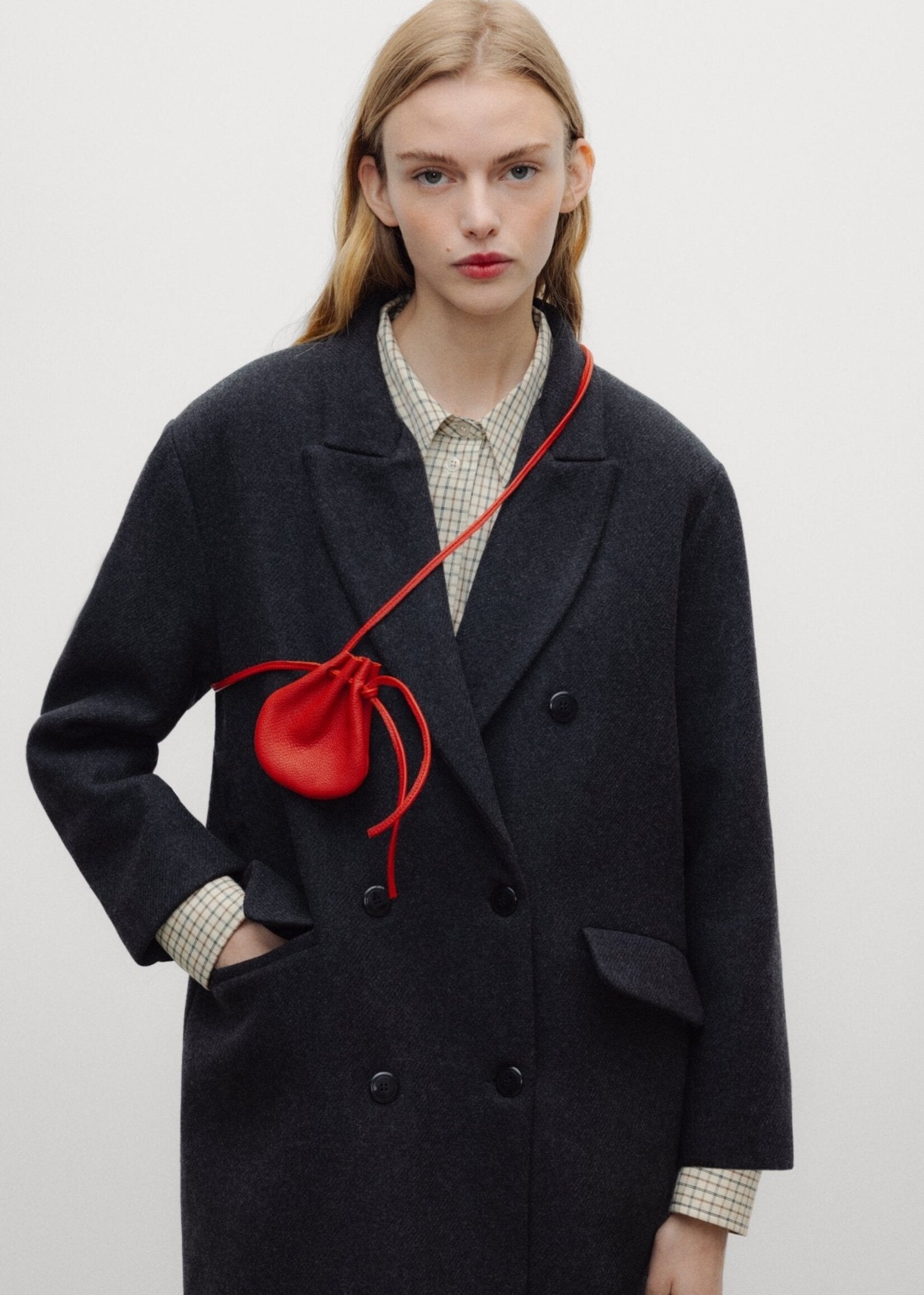 THE NEW SOCIETY CHINESE RED PURSE