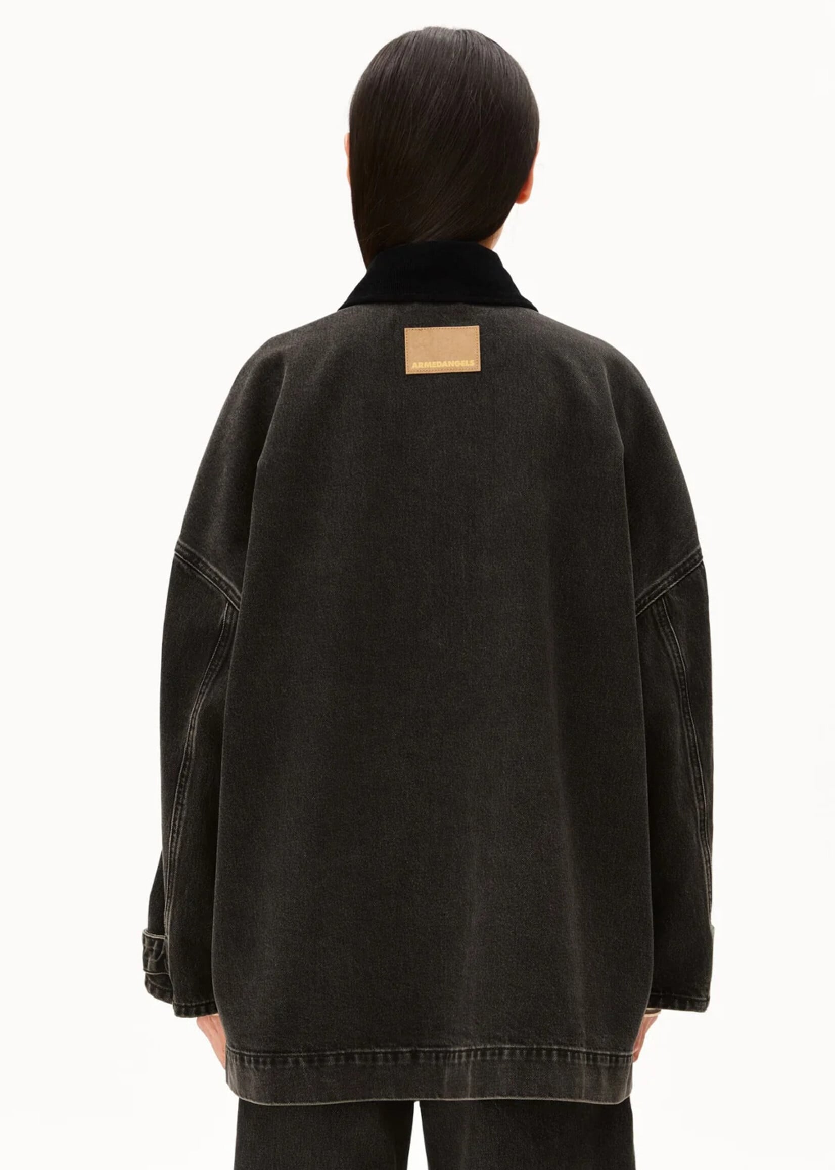ARMEDANGELS CORD COLLAR DENIM JACKET