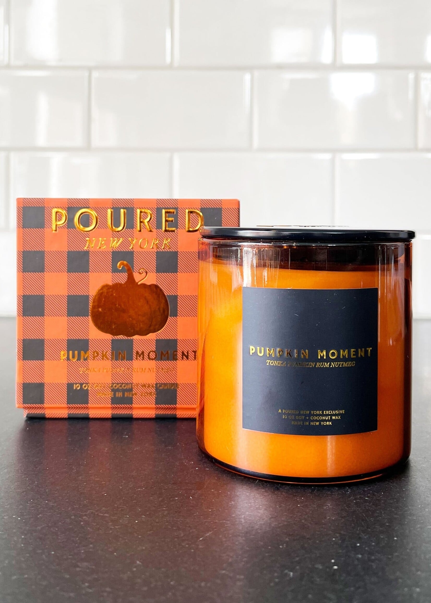POURED NEW YORK PUMPKIN MOMENT - CANDLE