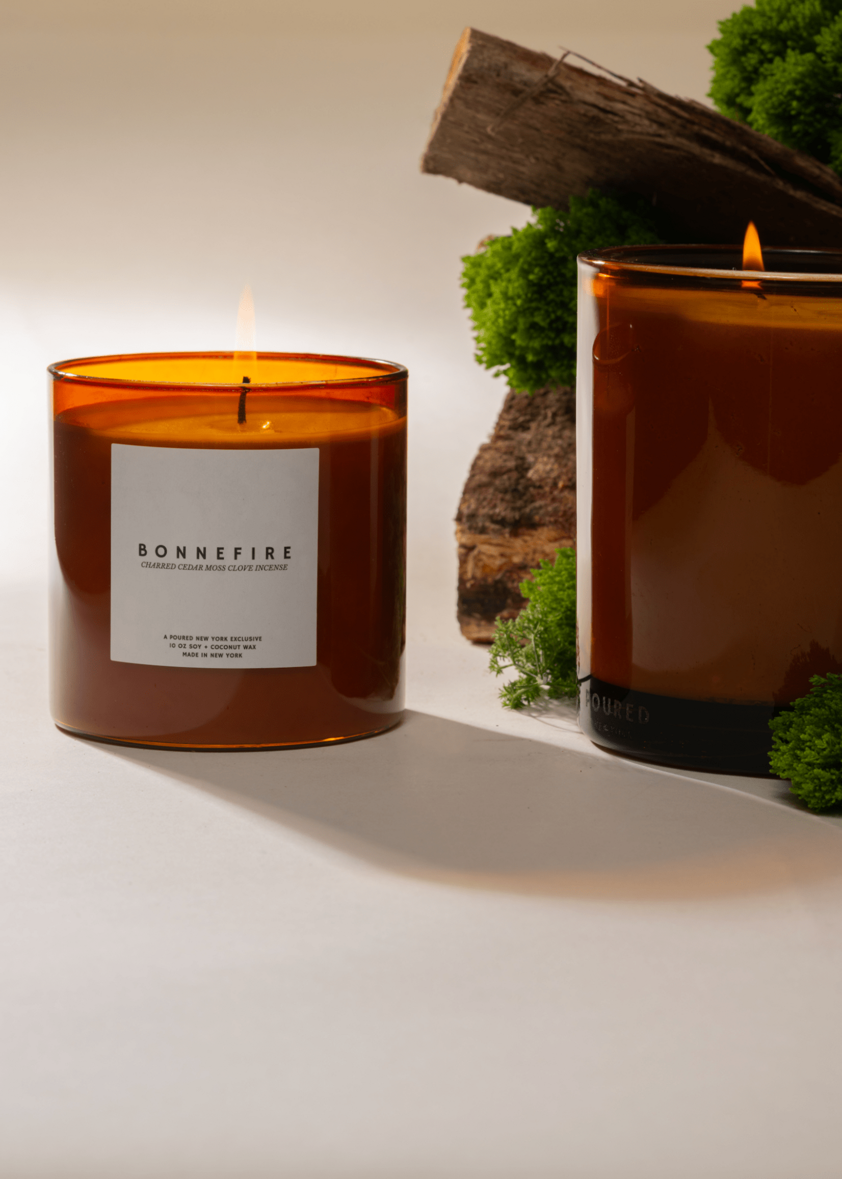 POURED NEW YORK BONNEFIRE - CANDLE