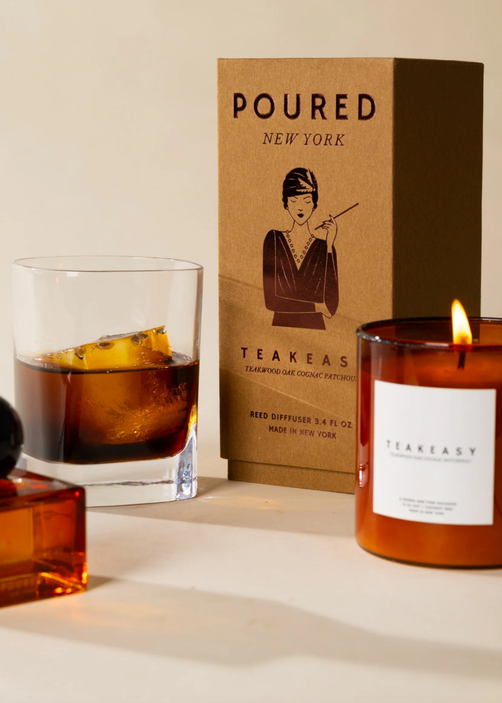 POURED NEW YORK TEAKEASY - CANDLE