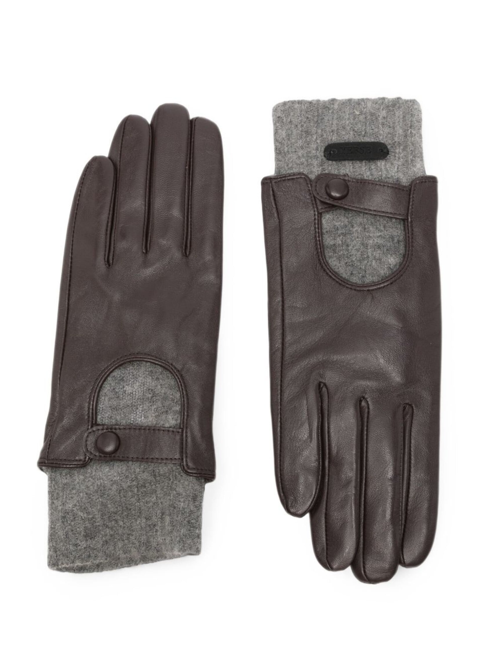 YERSE LEATHER/WOOL GLOVE 45976