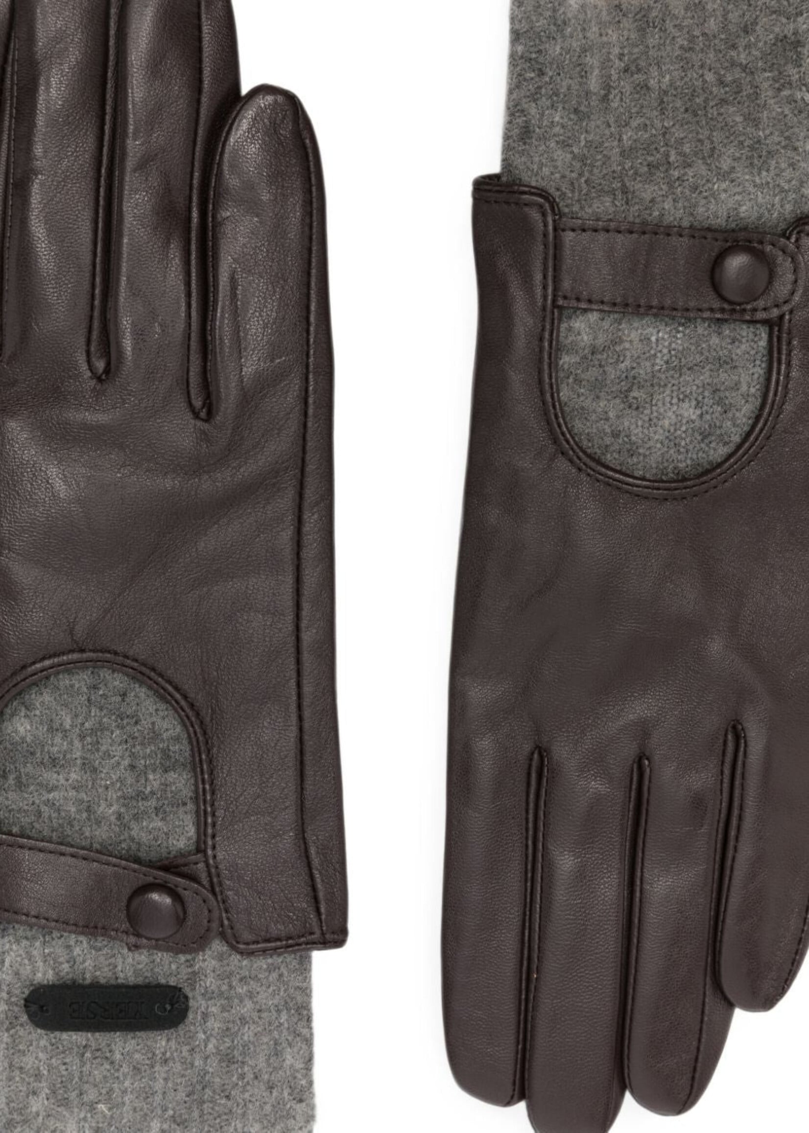 YERSE LEATHER/WOOL GLOVE 45976