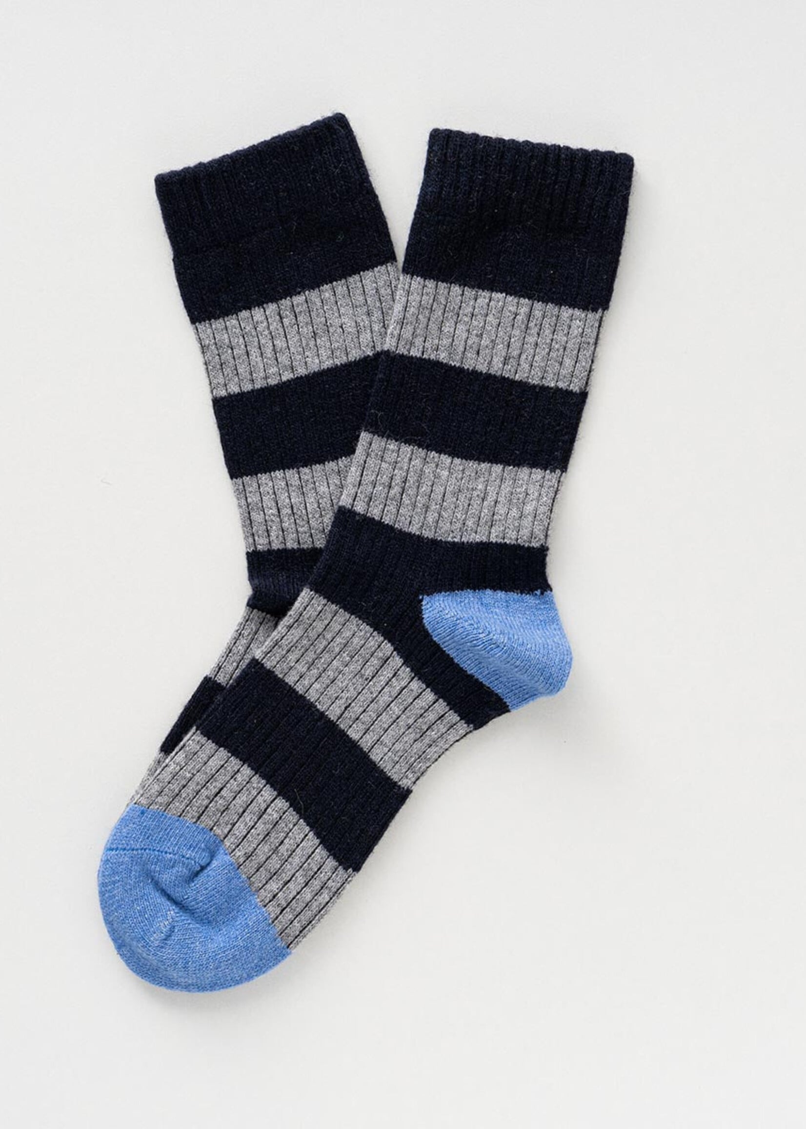 KLUE MERINO WOOL SOCKS WITH STRIPES
