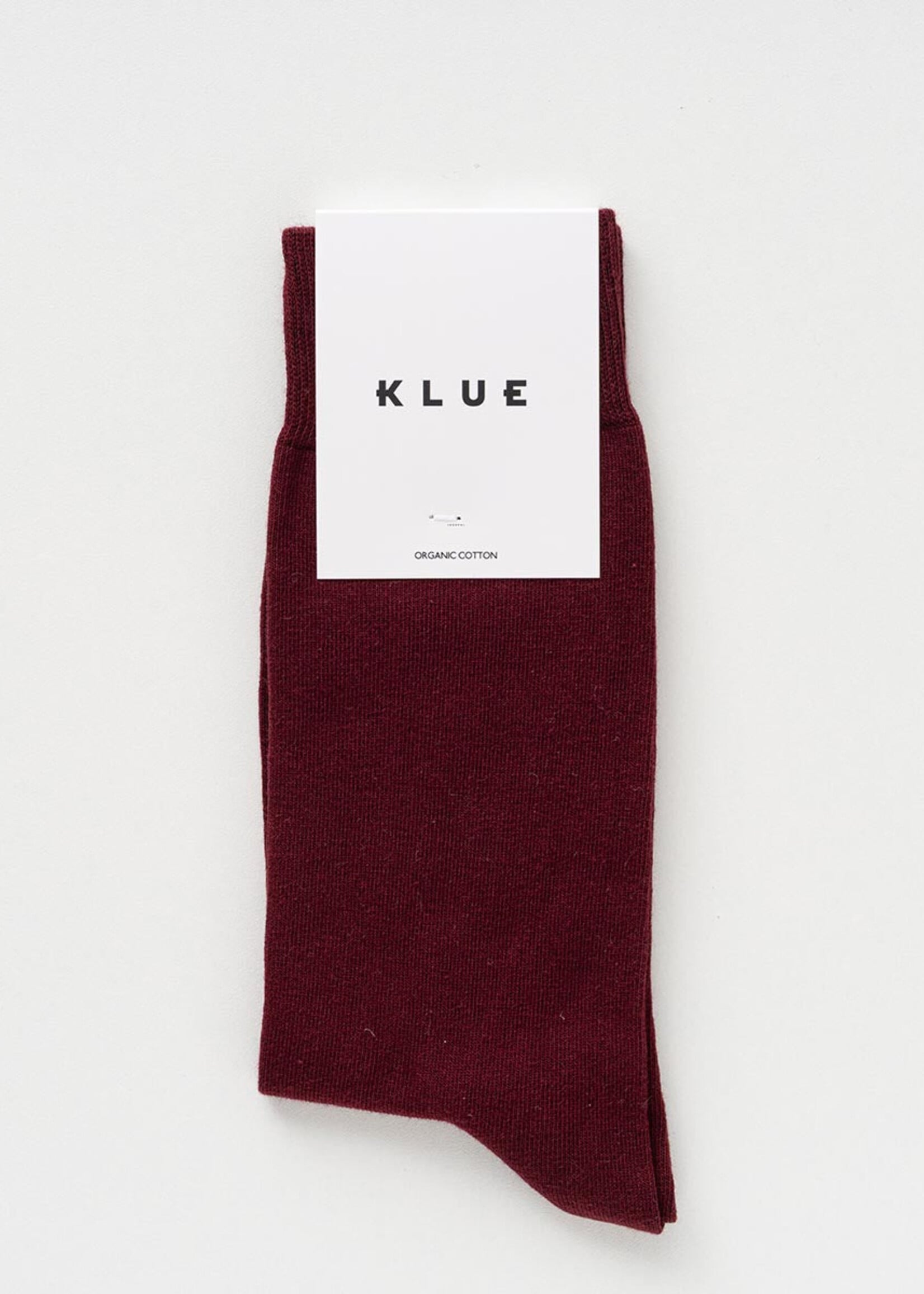 KLUE ORGANIC COTTON SOLID KNITTED STRIPES SOCKS