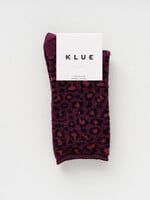 KLUE LUREX GLITTER SOCKS LEOPARD
