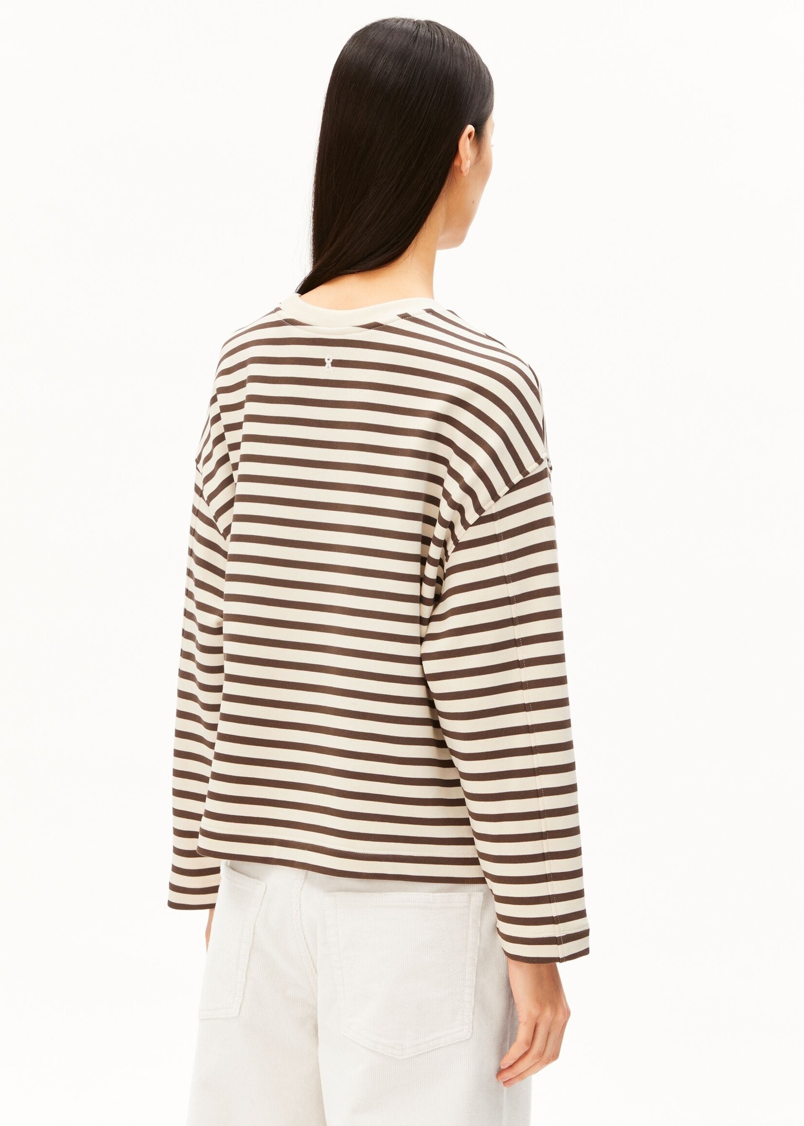 ARMEDANGELS FRANKAA MAARLEN STRIPE SWEAT