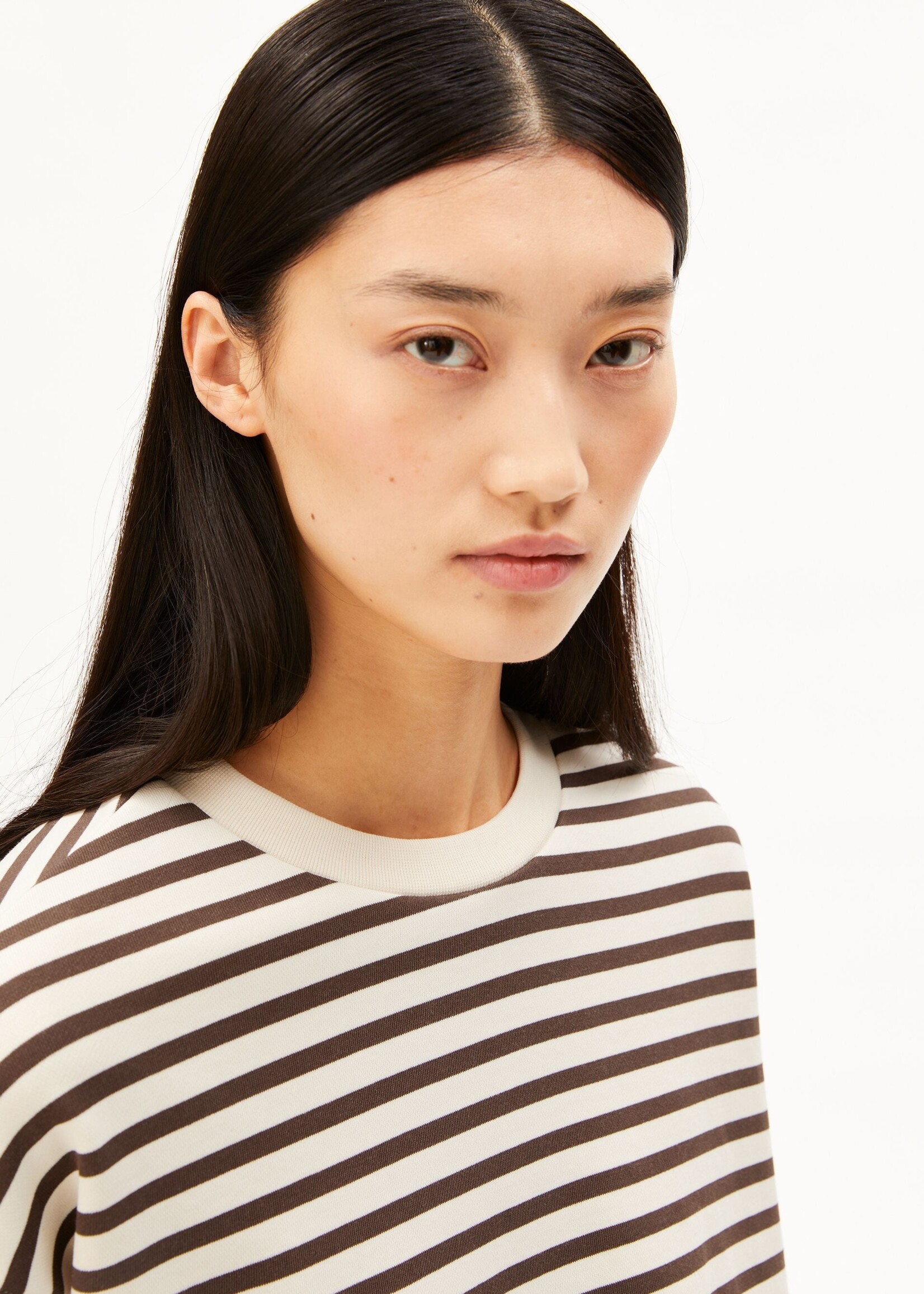 ARMEDANGELS FRANKAA MAARLEN STRIPE SWEAT