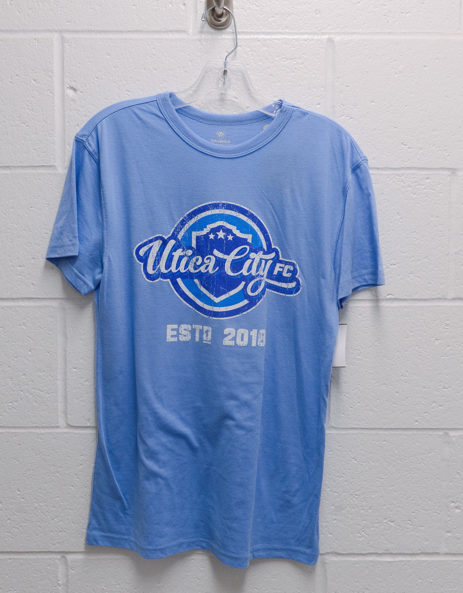Top of the World Light Blue Tri-Blend T-Shirt w/ Retro UCFC Logo ...