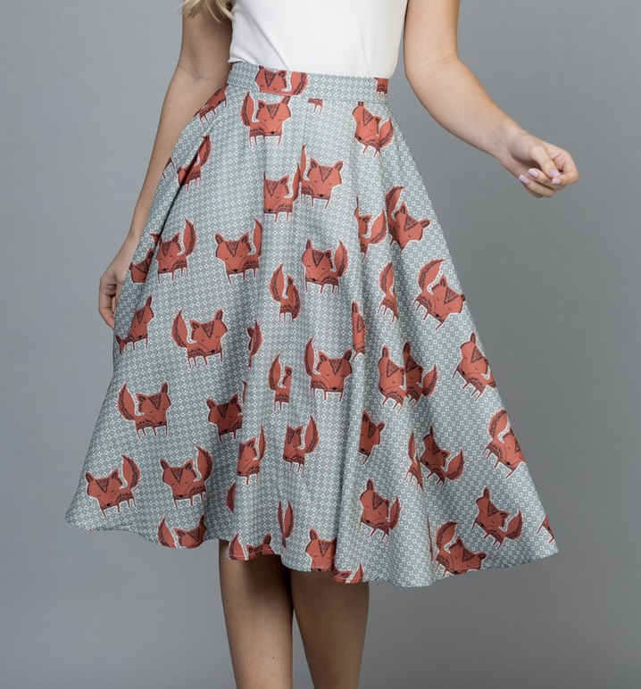 Feeling Foxy Flowy Skirt - Virtue Boutique