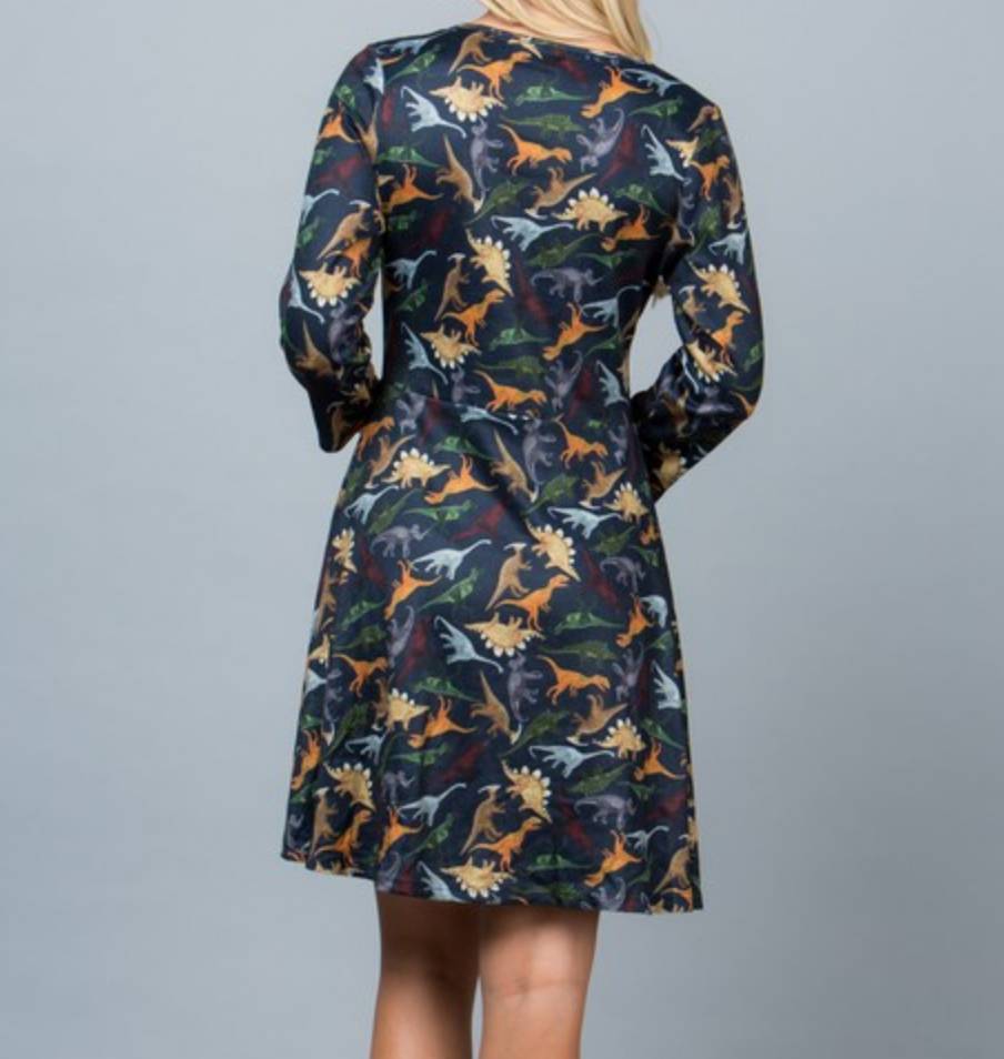 LA Soul "Dino-Mite" Sweater Dress