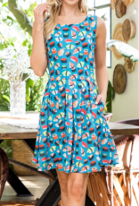 LA Soul Sushi For Dinner LA Soul Print Dress