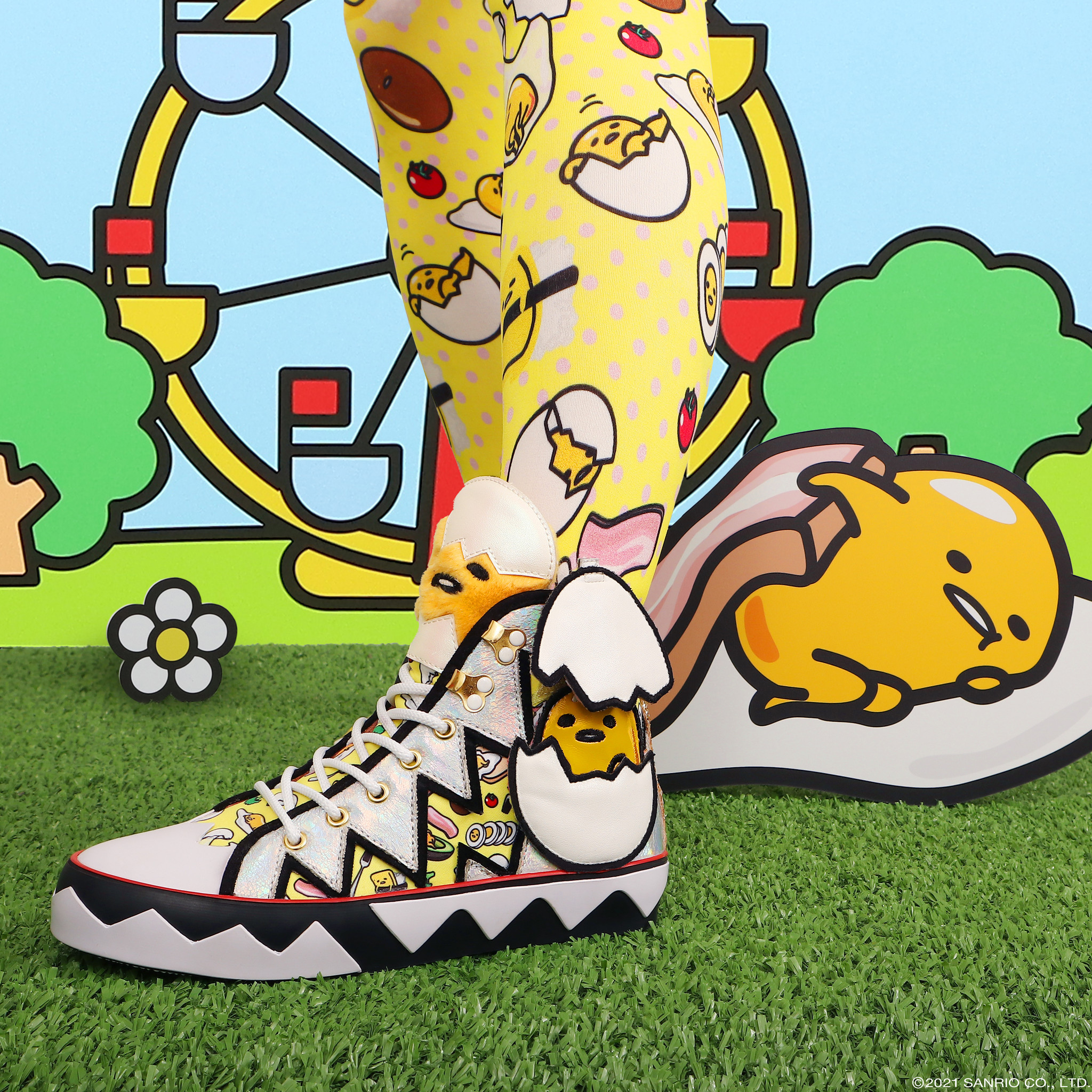 Irregular Choice Irregular Choice - Sunny-Side Up Tights - Hello Kitty and Friends