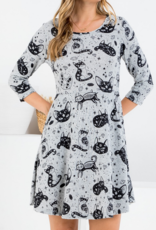 LA Soul "Cool Cats and Crystals" Sweater Dress