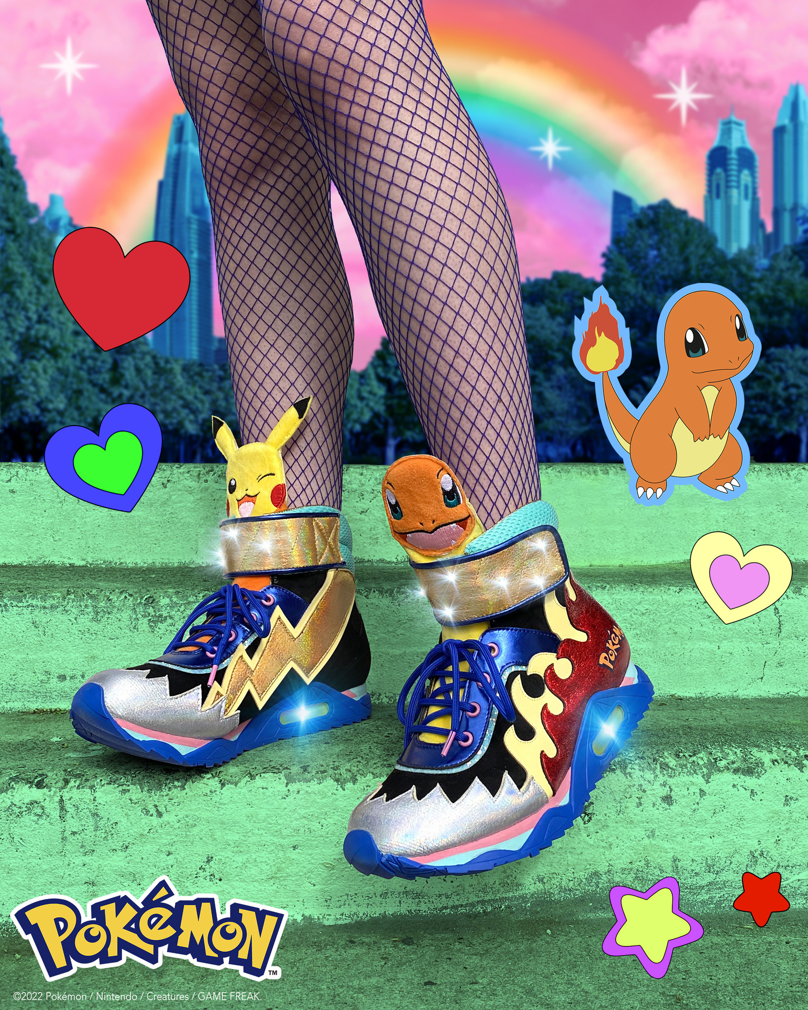 Irregular Choice Irregular Choice -  Pokémon Flames and Bolts