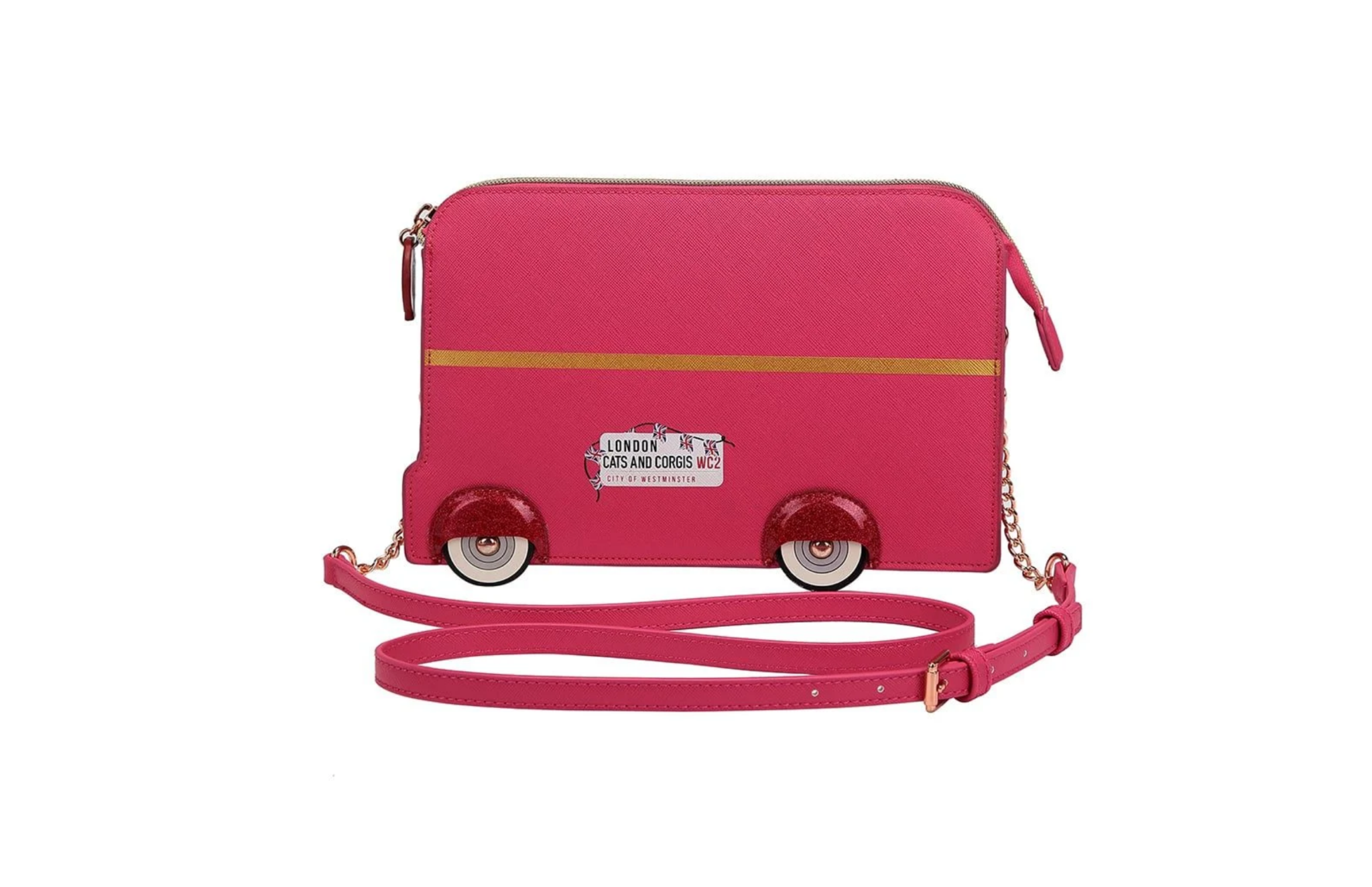 Vendula London Pink Ribbon Foundation Bus Pouch - Virtue Boutique