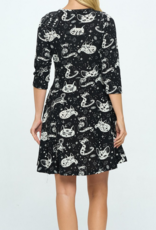 LA Soul "Cat's Got My Tongue" Sweater Dress