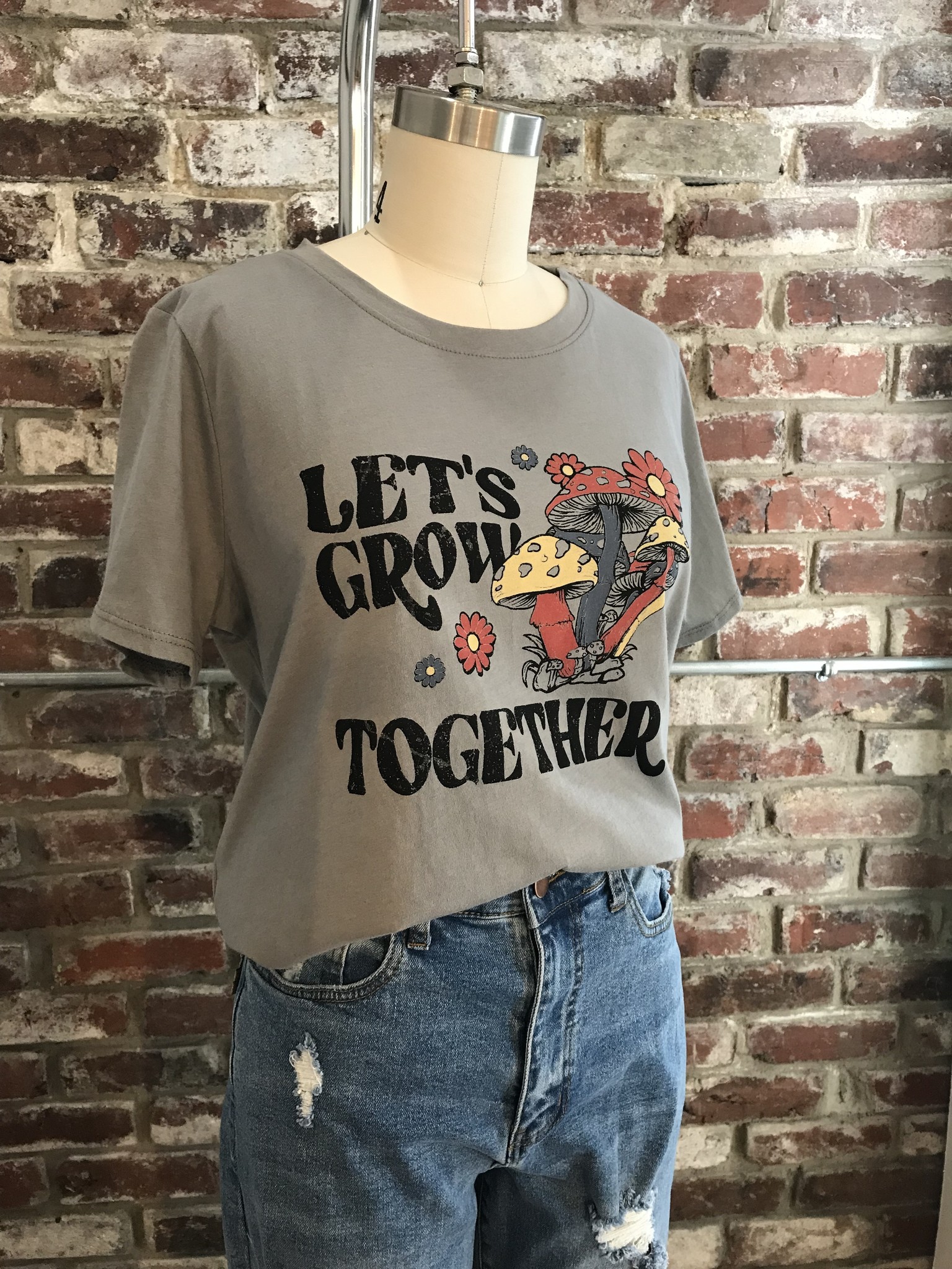 Tres Bien  Let's Grow Together Graphic Tee