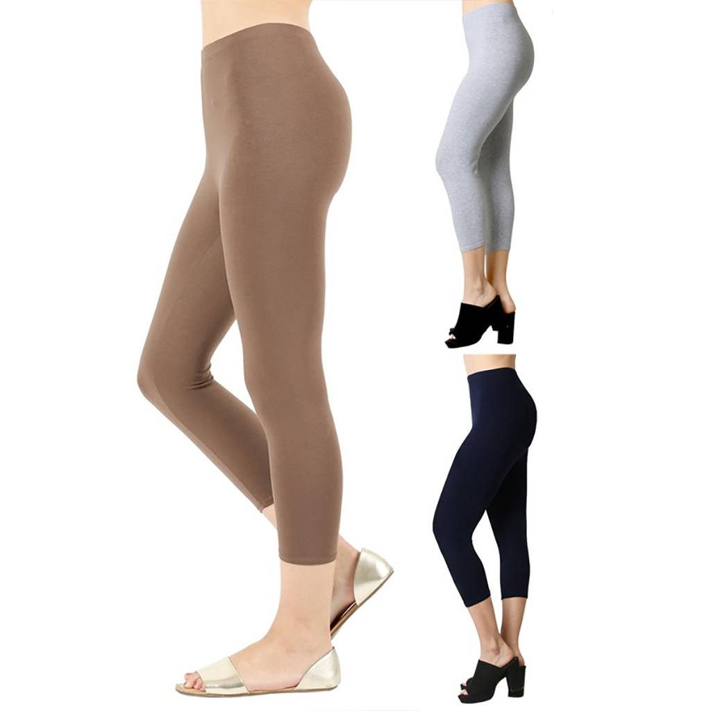 cotton capri leggings