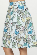 LA Soul Fly The Coop A-Line LA Soul Print Skirt