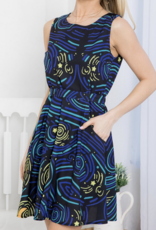 LA Soul Van Gough For It LA Soul Print Dress