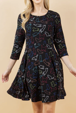 LA Soul "Catitude" Sweater Dress