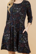 LA Soul "Catitude" Sweater Dress
