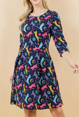 LA Soul "Feline Fine" Sweater Dress