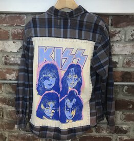 Band Camper Band Camper "Kiss" Flannel