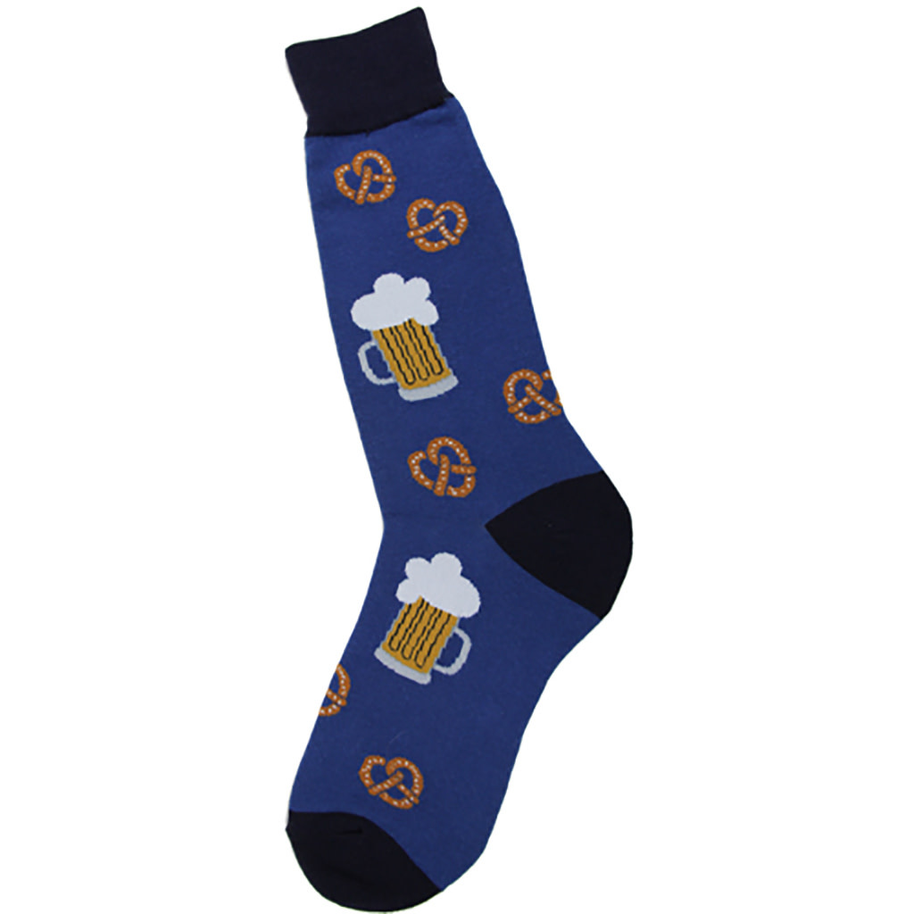 Foot Traffic Foot Traffic Beer & Pretzels Men's Socks