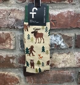 Foot Traffic Foot Traffic Men's Woodland Creatures Socks