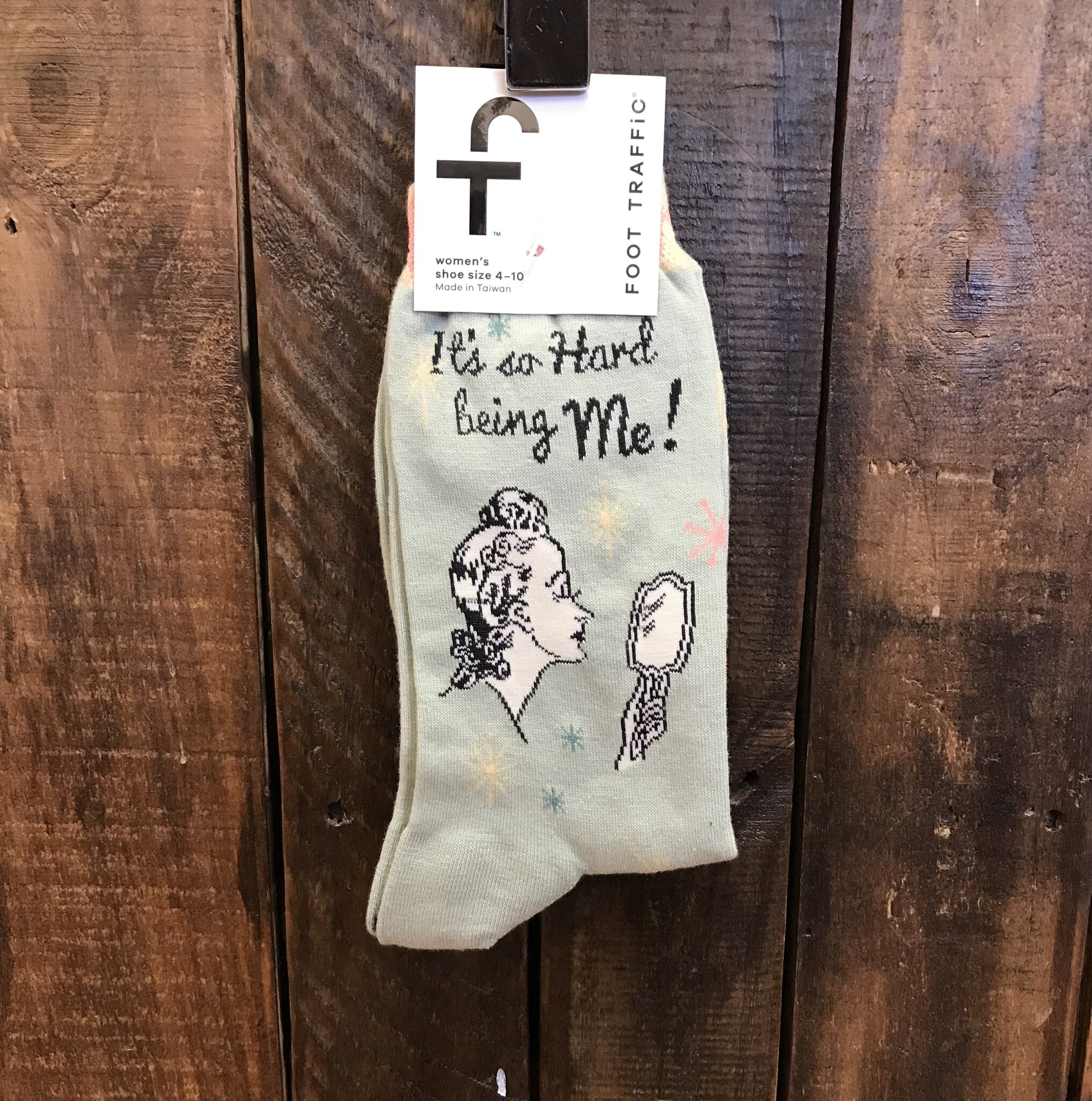 Foot Traffic Foot Traffic "It's Hard Being Me" Women's Socks