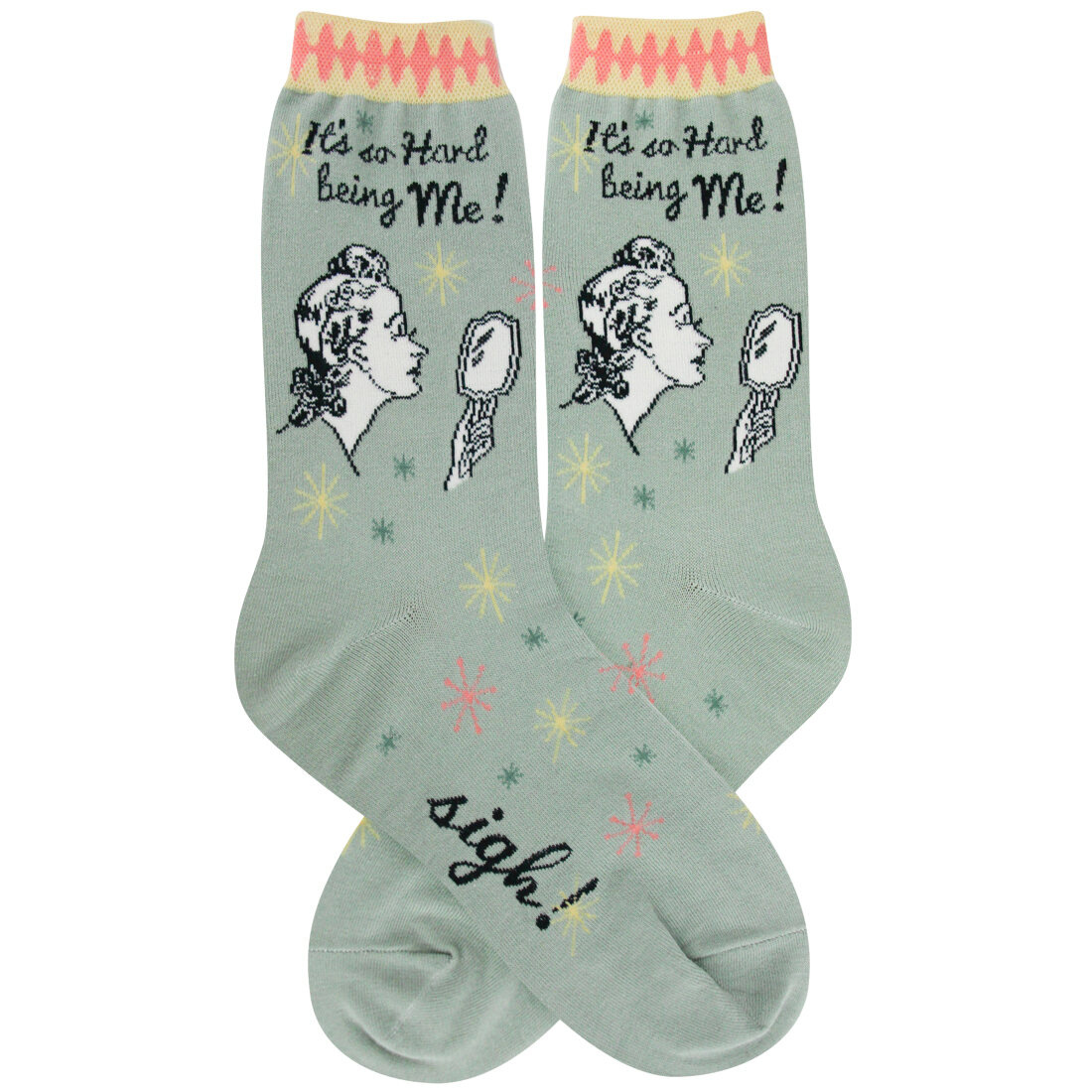 Foot Traffic Foot Traffic "It's Hard Being Me" Women's Socks