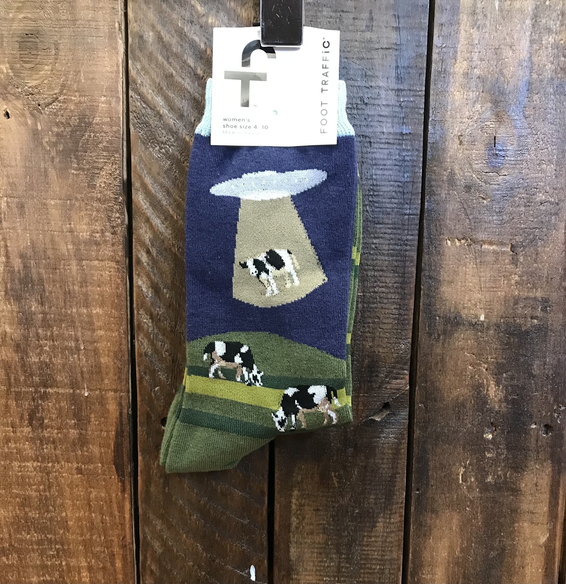 Foot Traffic Foot Traffic "Bovine Abduction" Women's Socks