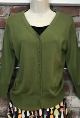 MAK V-Neck 3/4 Sleeve Cardigan (multiple colors)