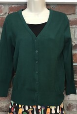 MAK V-Neck 3/4 Sleeve Cardigan (multiple colors)