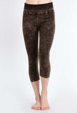 T Party "Washed Out" Mineral Wash Capri Pants (multiple colors)