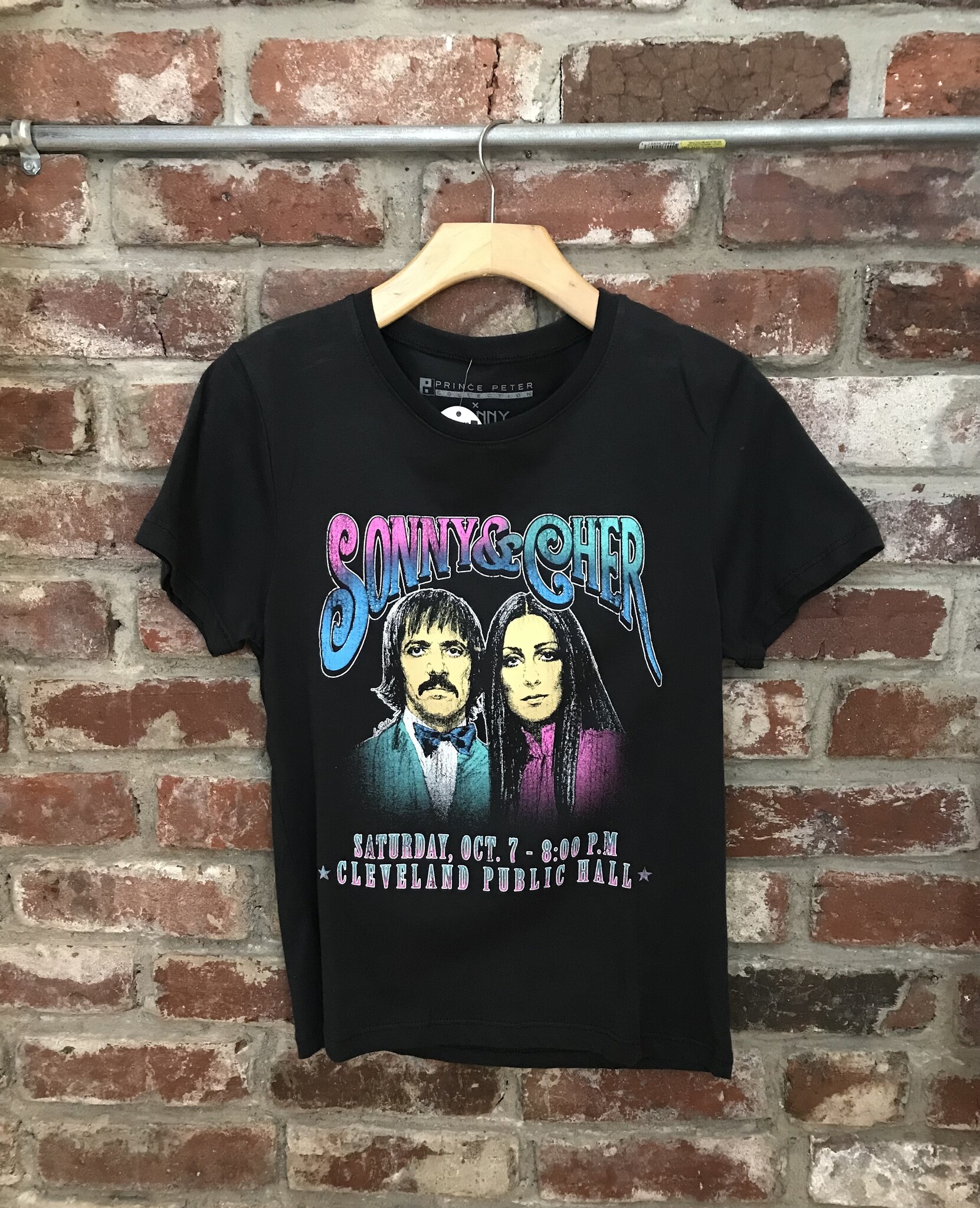 Prince Peter Sonny & Cher "Cleveland Public Hall" Tee