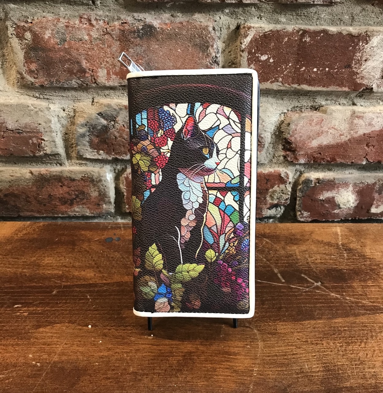 Comeco Stained Glass Cat Wallet