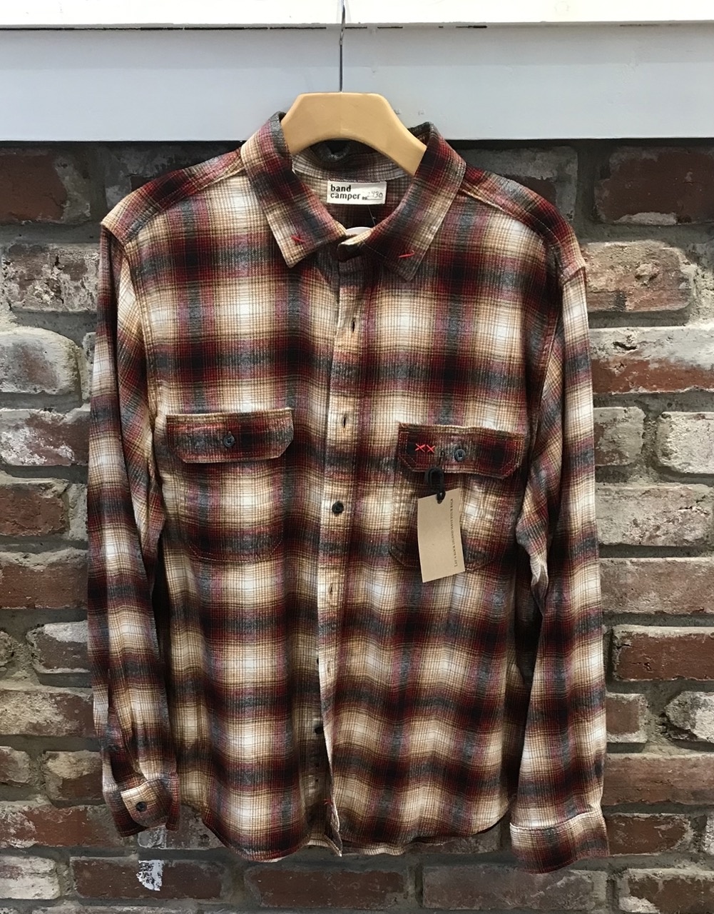 Band Camper Band Camper  "Kiss" Flannel