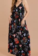 Gilli "Florally Fun" V Neck Floral Plus Dress