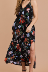 Gilli "Florally Fun" V Neck Floral Plus Dress